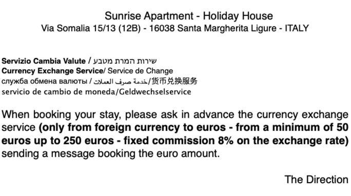 Sunrise Apartment Santa Margherita Ligure Exterior photo